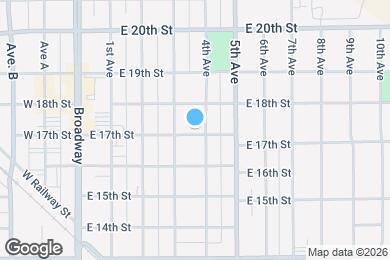 Map image of the property - 1702 4th Avenue