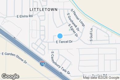 Map image of the property - 5895 E Tercel Dr