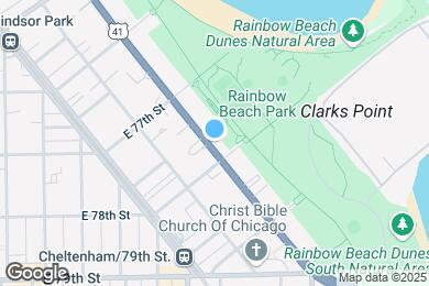 Map image of the property - 7755 S South Shore Dr