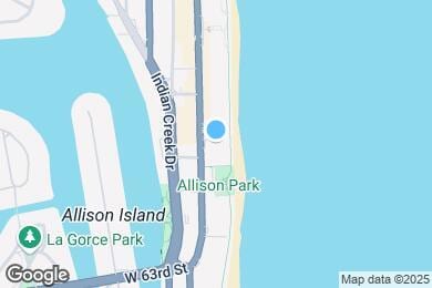 Map image of the property - 6551 Collins Ave