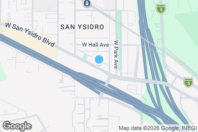 Map image of the property - 143 W San Ysidro Blvd