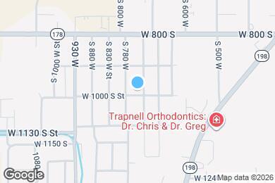 Map image of the property - 756 W 1000 S