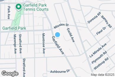 Map image of the property - 1036 Garfield Ave