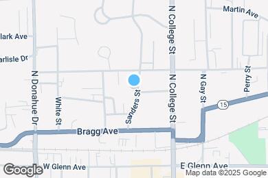 Map image of the property - 423 Sanders St