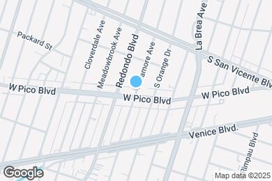 Map image of the property - 1345 S Sycamore Ave