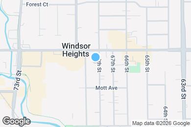 Map image of the property - 1136 68th St