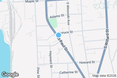 Map image of the property - 359 St Paul St