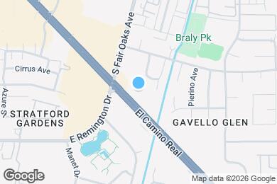 Map image of the property - 631 E El Camino Real