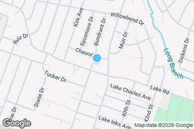 Map image of the property - 1704 Bundrant Dr