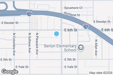 Map image of the property - 648 E La Deney Dr