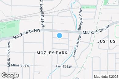 Map image of the property - 1332 Thurgood St SW