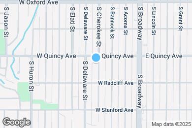 Map image of the property - 4325 S Cherokee St