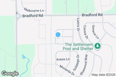Map image of the property - 8325 Bluestem Ln