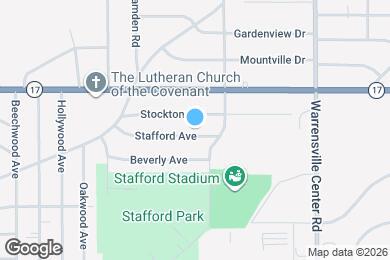 Map image of the property - 19289 Stafford Ave