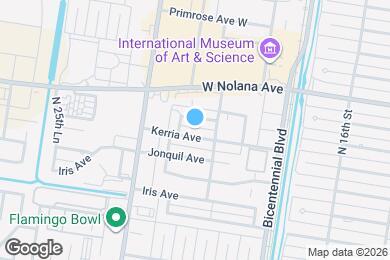 Map image of the property - Paradise Palms Apartments