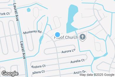 Map image of the property - 105 Pompei Dr