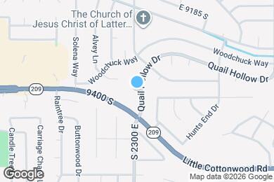 Map image of the property - 9410 Quail Hollow Dr