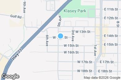 Map image of the property - 1402 5th Ave