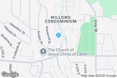Map image of the property - 5525 S Willow Ln