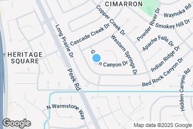 Map image of the property - 22911 Garden Canyon Dr