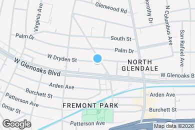Map image of the property - 602 W Dryden St