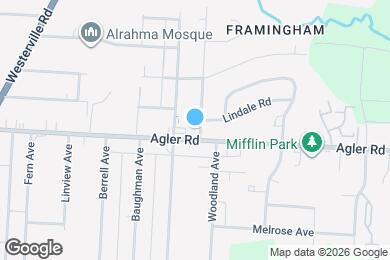 Map image of the property - 2861 Woodland Ave