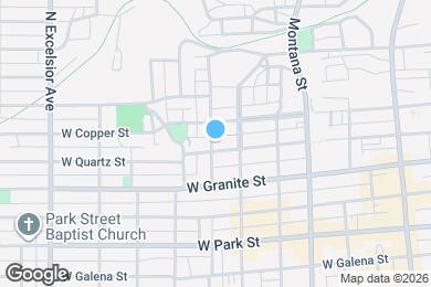 Map image of the property - 411 W Quartz St