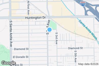 Map image of the property - 200 S 2nd Ave