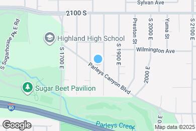 Map image of the property - 1819 E Parleys Canyon Blvd