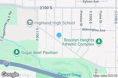 Map image of the property - 1819 E Parleys Cyn Blvd