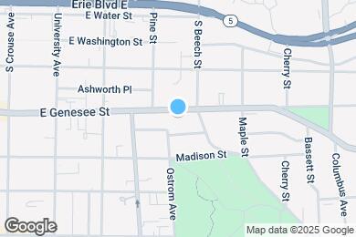 Map image of the property - 1436 E Genesee St