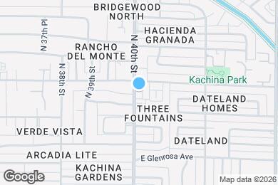 Map image of the property - 4437 N 40th St