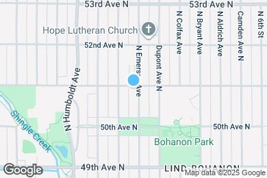 Map image of the property - 5055 Emerson Ave N