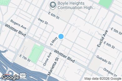Map image of the property - Modern & Spacious Home in East LA – Great Value and Prime Location!