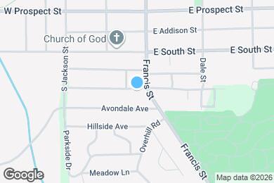 Map image of the property - 101 W Palmer Ave