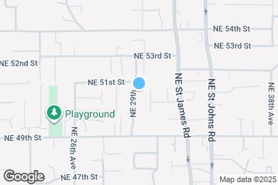 Map image of the property - 5021 NE 29th Ave