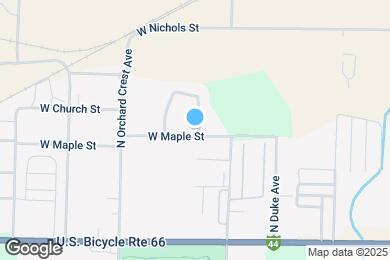 Map image of the property - 3935 W Maple St