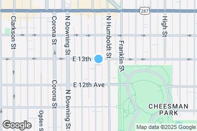 Map image of the property - 1266 Lafayette St