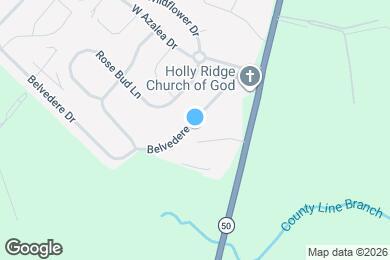 Map image of the property - 135 Belvedere Dr