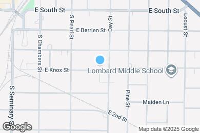 Map image of the property - 857 E Knox St