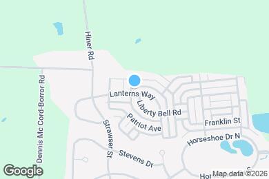 Map image of the property - 5584 Lanterns Way