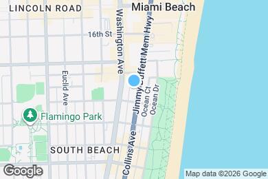 Map image of the property - 1418 Collins Ave