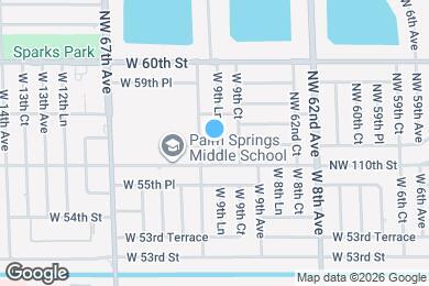 Map image of the property - 5690 W 9th Ln