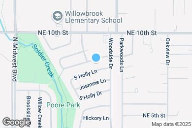 Map image of the property - 1100 Locust Dr