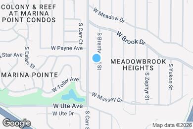 Map image of the property - 8605 S Brentwood St