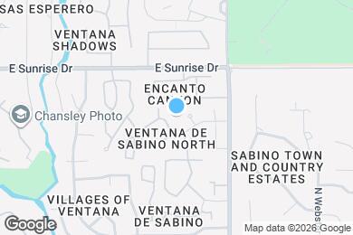 Map image of the property - 5483 N Vía Del Arbolito