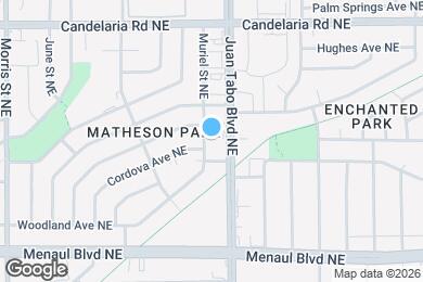 Map image of the property - 2604 Muriel St NE
