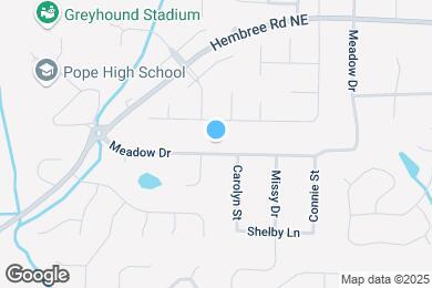 Map image of the property - 2849 Meadow Dr