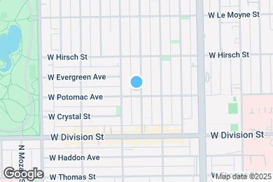 Map image of the property - 1306 N Maplewood Ave