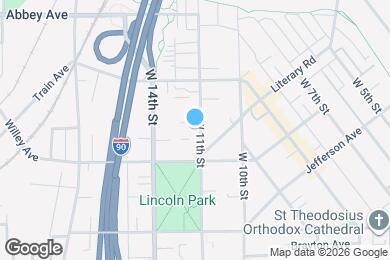 Map image of the property - 2308 W 11th St